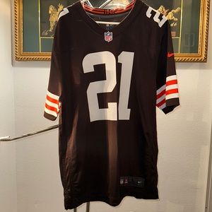 AUTHENTIC CLEVELAND BROWNS WARD JERZEY WORE ONCE